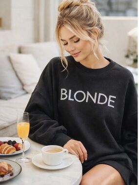 Brunette The Label Silver Glitter BLONDE - Smal, Black - Cozy & Comfy